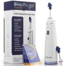 Health Solutions SPT300 SinuPulse Traveler Nasal Rinse Sinus Irrigation System