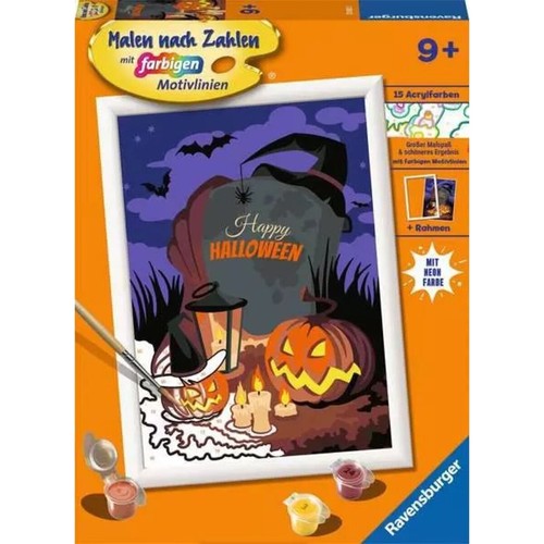 Ravensburger CreArt 28781 - Stolzer Hirsch - Malen nach Zahlen für Kinder ab 9 Jahre, Malset mit Rahmen, Pinsel und Acrylfarben, Geschenk für Mädchen und Jungen, mit Glitzer
