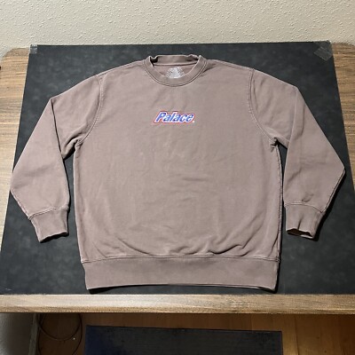 Palace Skateboards Sweatshirt Snickers Chocolate Sweater Brown