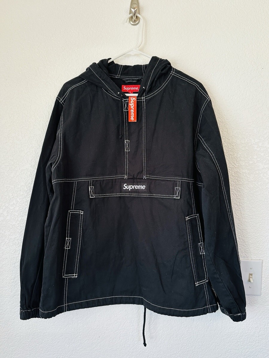 Supreme 〜 Contrast Stitch Twill Pullover Stitch Twill Contrast