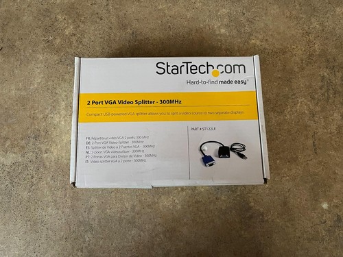 STARTECH ST122LE 2 PORT VGA VIDEO SPLITTER 300 E2-2 - Picture 2 of 6