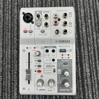 YAMAHA AG03MK2 USB Audio Interface Mixer 4957812580144| eBay