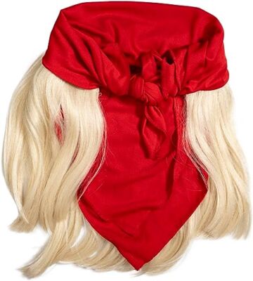 Costume Agent Hulkamania Bandana – Einheitsgröße, Rot Oder Gelb, Aus Polyester, Für Cosplay & Halloween
