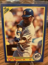 Ken Griffey Jr '90 Score Error Blue Dot Card