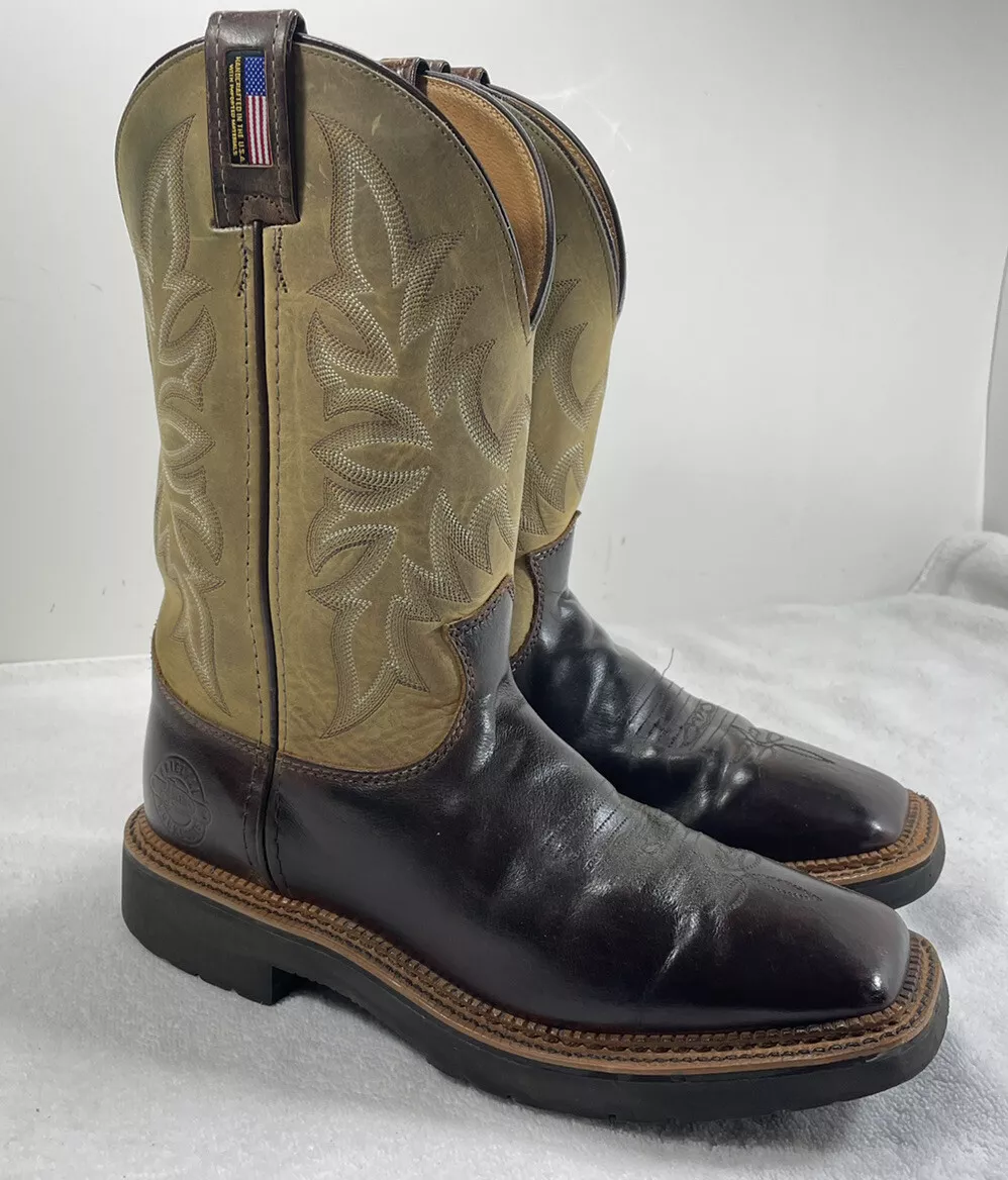 Justin round toe store cowboy boots