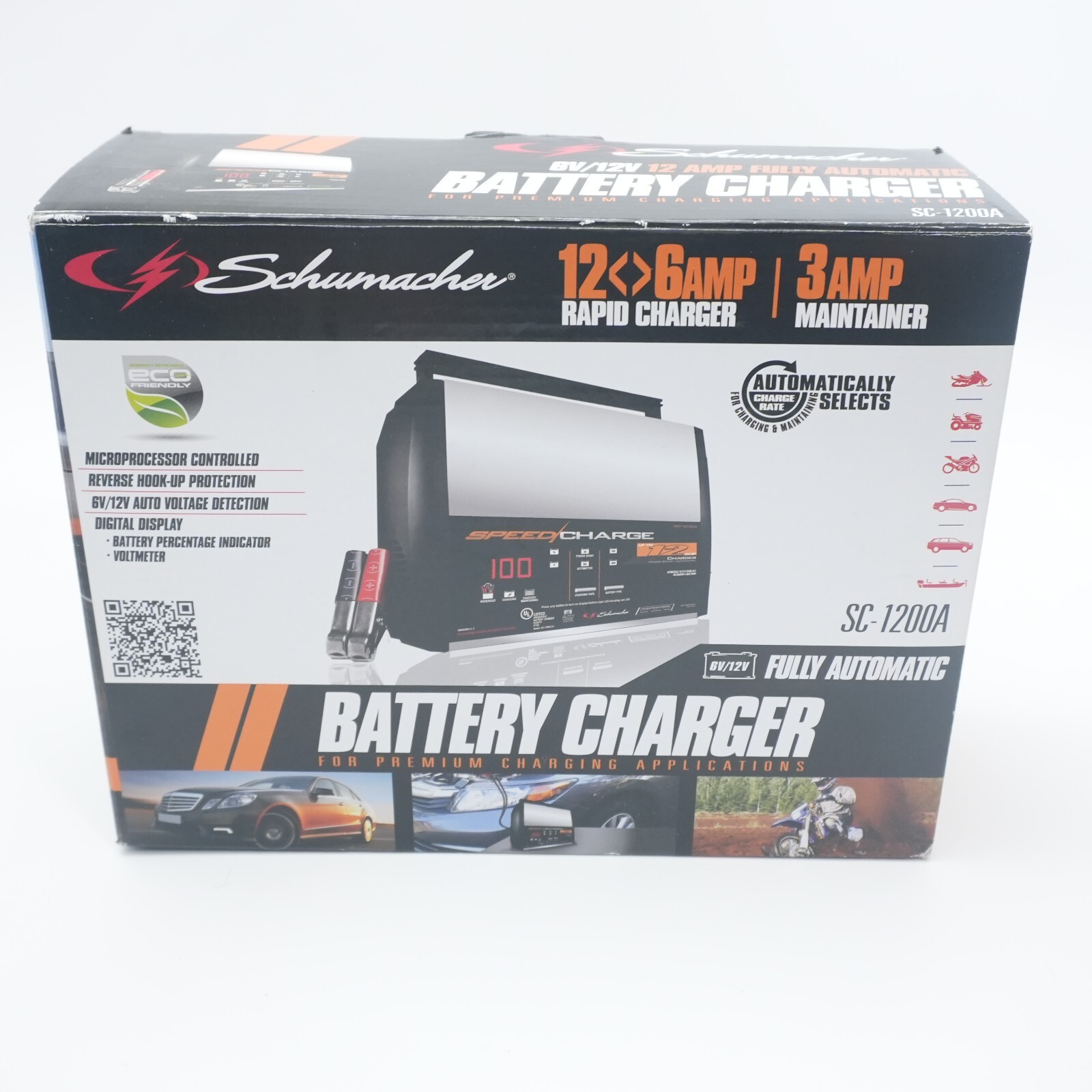 New Schumacher SC1200A Speed Charge 12V Smart Battery Charger New In