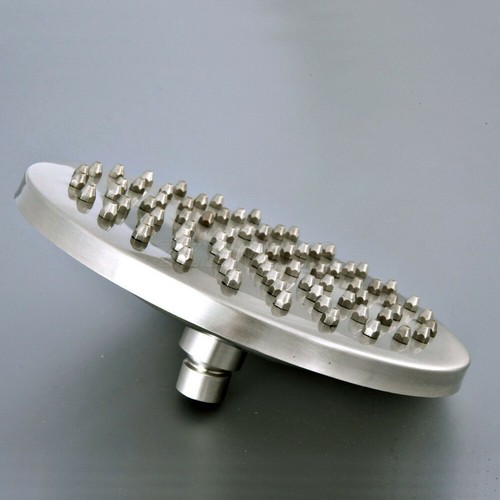 8 inch Round Brushed Nickel Brass Bathroom Rainfall Shower Head Zsh273 - Picture 5 of 8