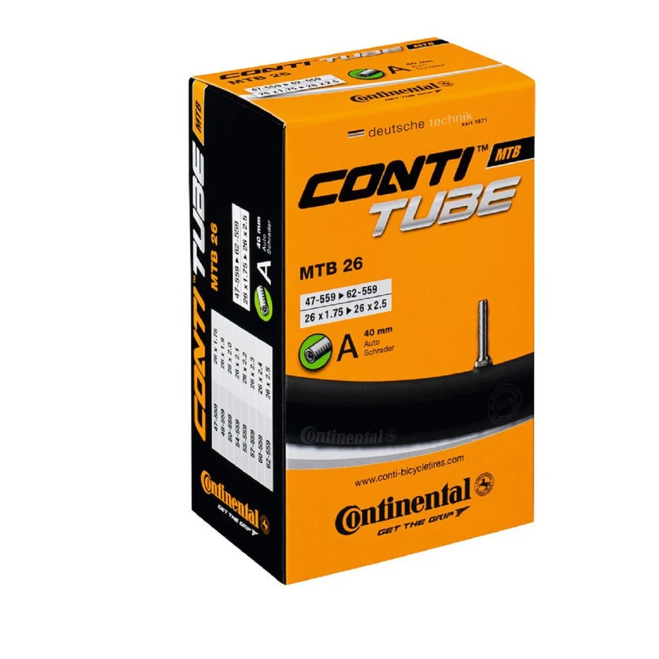Conti Fahrrad Schlauch MTB 26x1.75/2.50" 47/62-559 Autoventil 40mm Continental