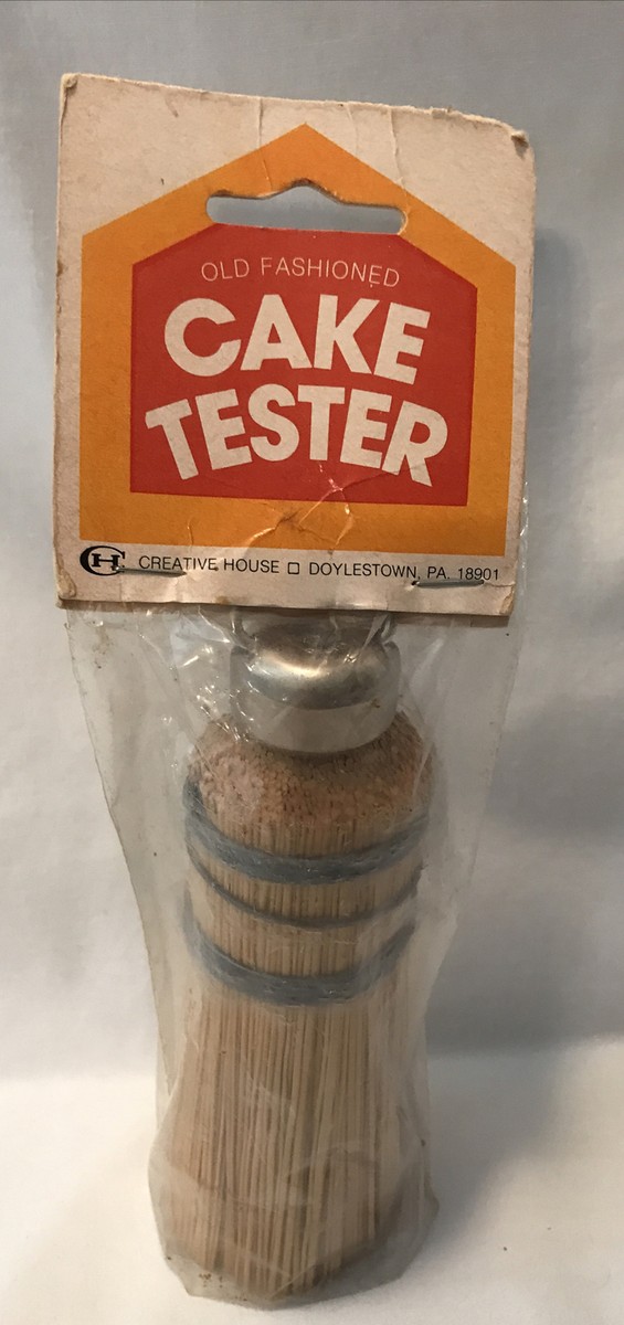 RARE NEW VINTAGE BROOMSTRAW CAKE TESTER CREATIVE HOUSE USA | eBay