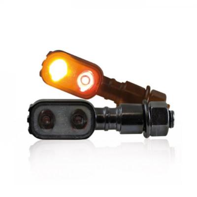 Universal Motorrad Power LED Blinker Fluted Rücklichtkombination getönt E-geprüf