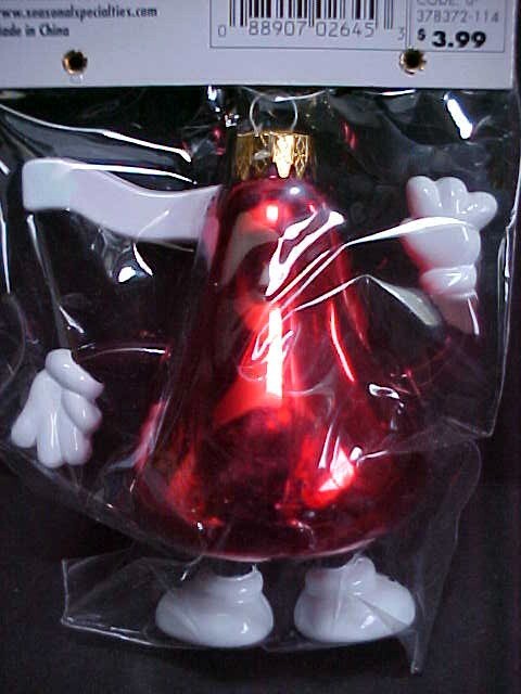 Hershey Kiss Christmas Ornament set New Sealed