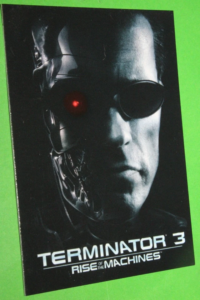 2003 TERMINATOR 3 RISE OF THE MACHINES PROMO 2 Card Set P1 P2 COMIC IMAGES - Image 4 of 4
