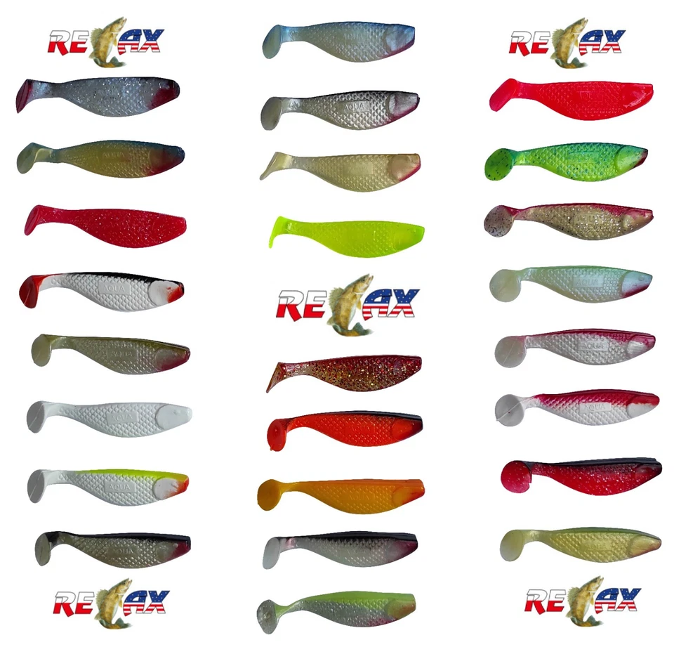 Sonderangebot RELAX Gummifische  7 - 8 cm  Barsch Hecht Zander Köder Kopyto - Bild 3 von 4