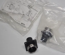 Lot of 2 NEW Souriau 8 Pos Circular Connector Receptacle Housing Panel Mount