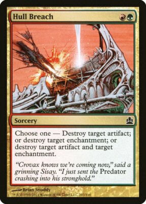 Magic MTG Tradingcard Commander 2011 Hull Breach 203/318