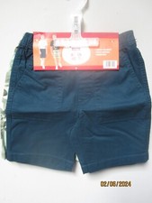 Member's Mark Boys 2-Pack Woven Shorts Blue/Camo Size 8