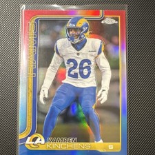 Topps Chrome Kamren Kinchens #282 Los Angeles Rams Football Rookie Card 2024