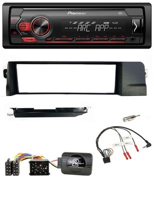 Pioneer DAB 1DIN MP3 Lenkrad USB Autoradio für BMW 3er E46 98-07 Profi Rundpin
