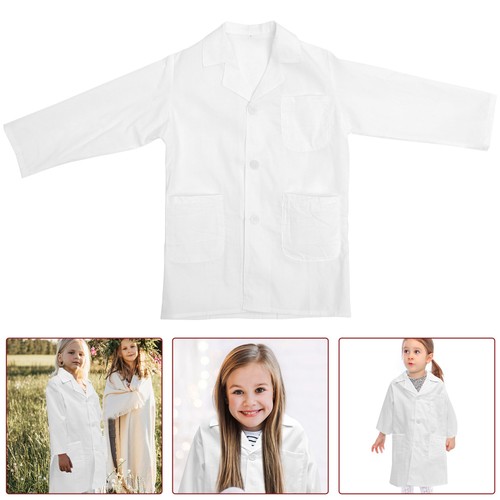 Children's Lab Coat Nurse Toddler Scientist Costume Kids Doctor for - Picture 6 of 12