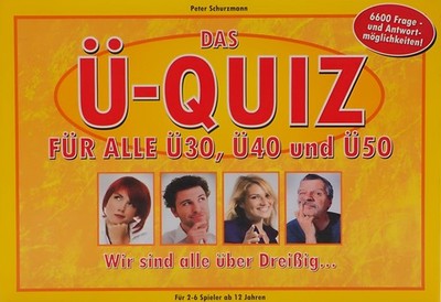 GW207b Das Ü Quiz 3in1 Für alle Ü30, Ü40 und Ü50