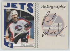 2004-05 In The Game Franchises Canadian Autographs Paul MacLean Auto Winnipeg