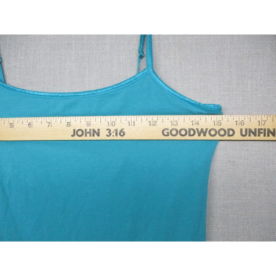So Turquoise Y2K Stretch Casual Trendy Layering Camisole Top Womens Size Large - Image 4 of 4