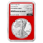 2025-S $1 1-oz Proof American Silver Eagle NGC PF69UC ER ALS Label Red Core