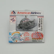 American Airlines Jet Airplane Keychain with Sounds & Lights ~ Daron ~ New!