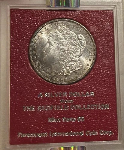 1897-S NGC MS65 The Redfield Collection Morgan Silver Dollar
