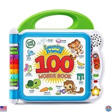 LeapFrog Learning Friends 100 Words Book - Green Edition Frustration-Free 