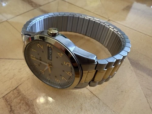 Timex Expedition Indiglo Men's Quartz Watch Vintage 36mm Case Needs Battery