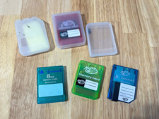 Sony Playstation 2 Memory Cards PS2 Lot of Four