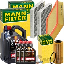 MANN INSPEKTIONSPAKET+8L MOTUL 5W-30 MOTORÖL passend für BMW 5er E39 535 540i