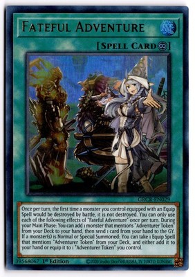 Yugioh TCG Fateful Adventure The Grand Creators GRCR-EN029 Ultra Rare NM