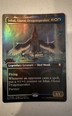 Ishai, Ojutai Dragonspeaker (Borderless) Commander: Bloomburrow Foil