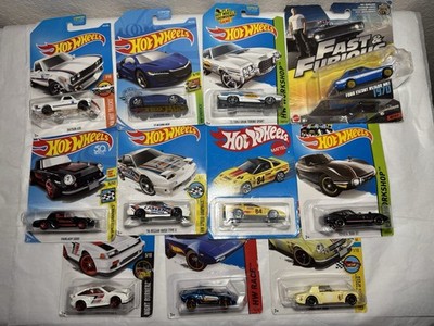 Hot Wheels Lot Of 11 Assortment HW Exotics & Workshop Datsun 620/1985 Honda CR-X