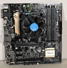 Asus H170M-PLUS Desktop Motherboard Main Board with Intel Cooler