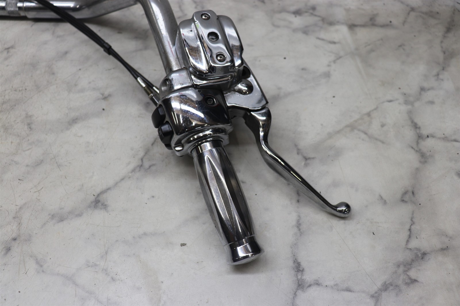 2000 Harley Road King Complete Handlebar Set w/ Controls & Switches CHROME