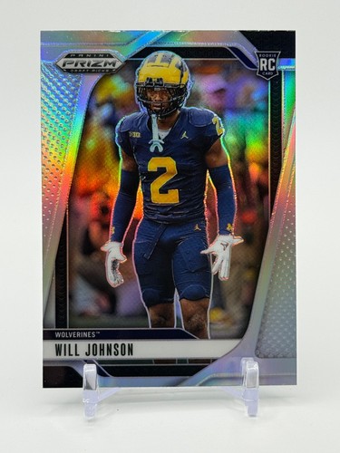 2025 Panini Prizm Draft Picks - Will Johnson #60 Silver Prizm (RC) Michigan