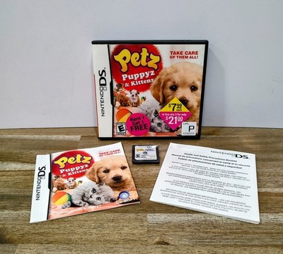 Petz Puppyz & Kittenz Puppies Kittens Nintendo DS Game