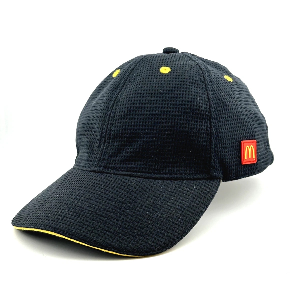 Casquette Baseball Homme McDonalds Imprimé Intégral – Noir/Bleu, Taille Unique, Vintage