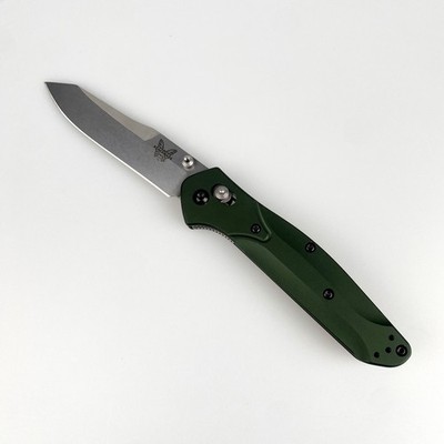 Benchmade 940 Osborne Knife Green Aluminum CPM-S30V Folding Knife