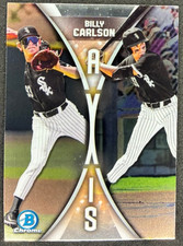 2025 Bowman Draft Billy Carlson AXIS #A-4 WHITE SOX (RC)
