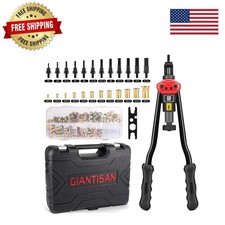 All-in-One 16-Inch Rivet Nut Tool Kit: 12 Mandrels Organized Storage Solution