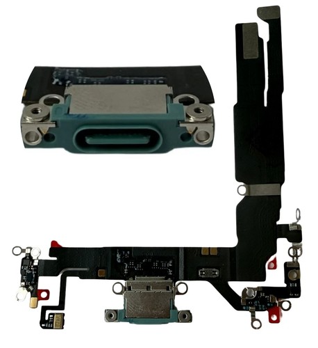 ORG Original USB-Ladeanschluss für iPhone 16 (Teal)