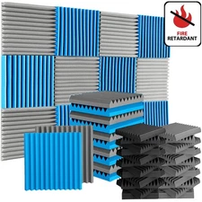 12~96PACK 12"X12"X1" Acoustic Foam Panels Soundproofing Wall Studio Insulation