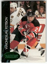 1992-93 Parkhurst #334 Viacheslav Fetisov Emerald Ice New Jersey Devils
