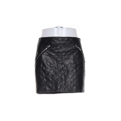 Divided by H&M, Lackrock, Größe: 36, Schwarz, Polyester/Polyurethan #qIc