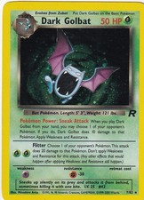 Pokemon:  Dark Golbat 07/82 Team Rocket HOLO ...