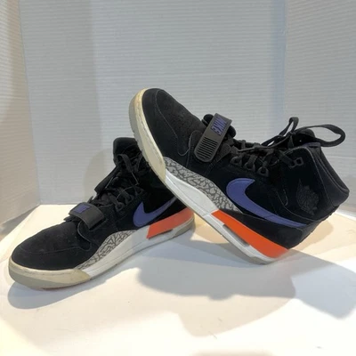 Nike Air Jordan Legacy 312 Knicks Sneaker Size:11 AV3922-048 Black Blue Orange - image 1 of 4